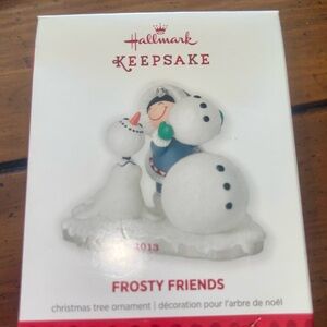 Hallmark Frosty Friends Artist Crafted Ornament